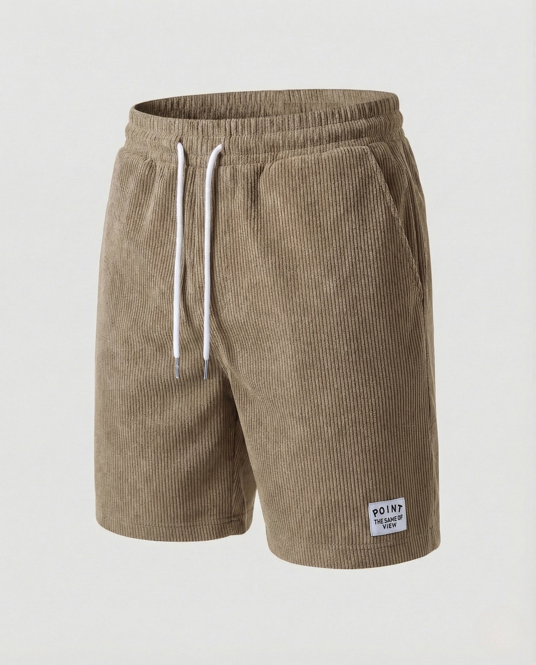 Men's Corduroy Shorts | Regular Fit, Adjustable Waist