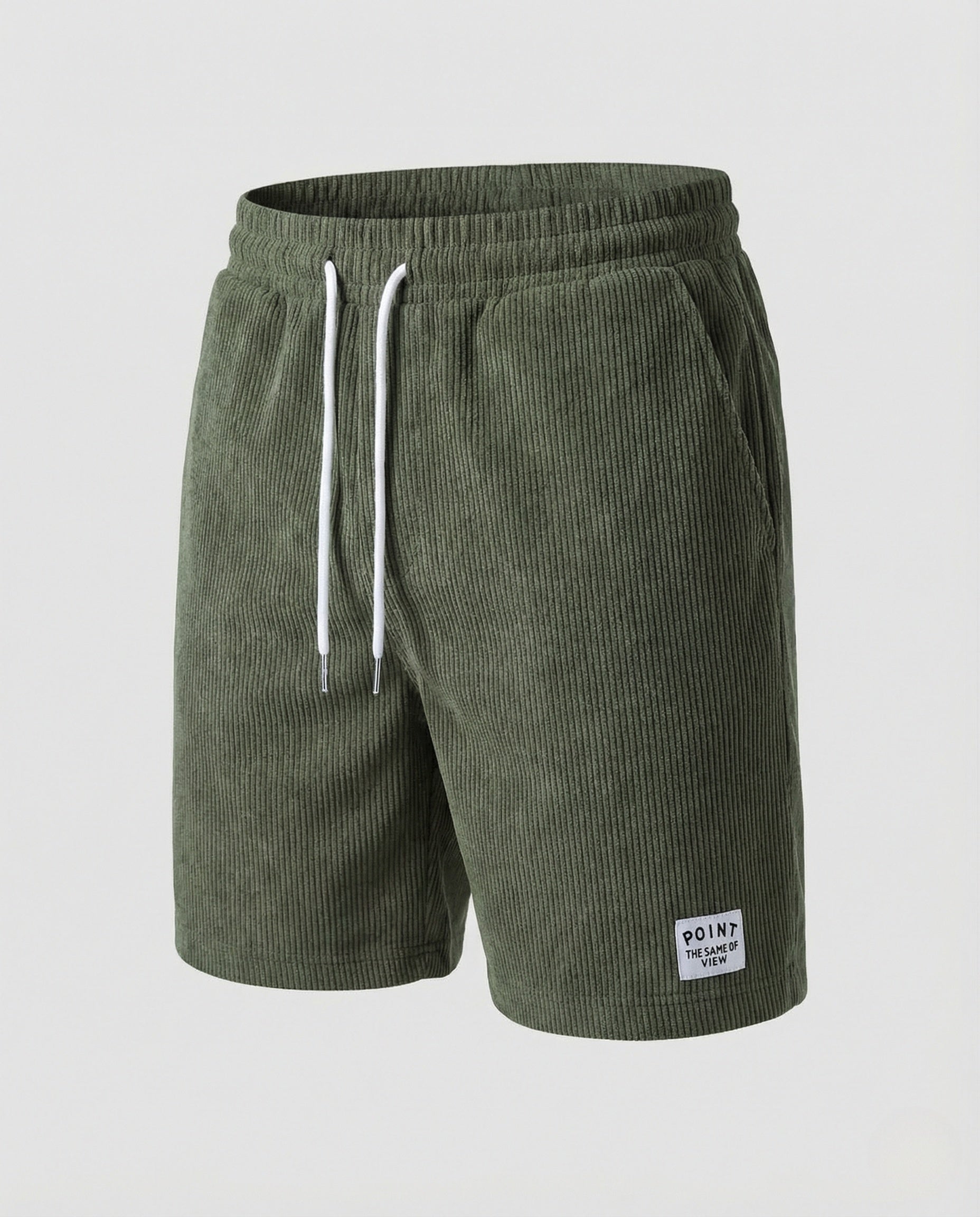 Men's Corduroy Shorts | Regular Fit, Adjustable Waist