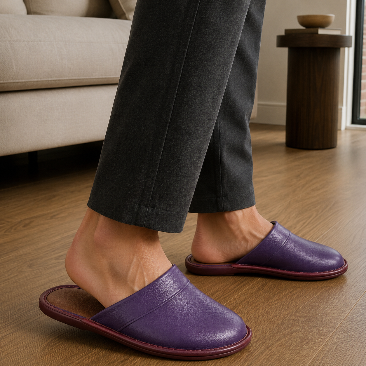 House Slippers | Men's, Leather | Slip On, Comfortable
