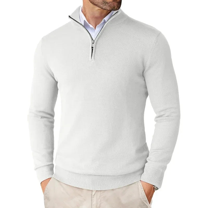 Men's Sweater – Zip Collar – Half-Zip