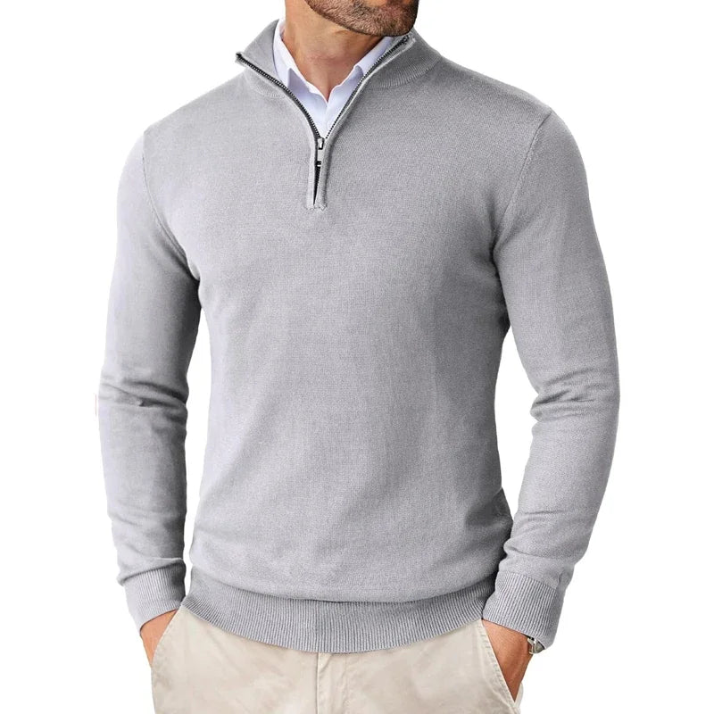 Men's Sweater – Zip Collar – Half-Zip