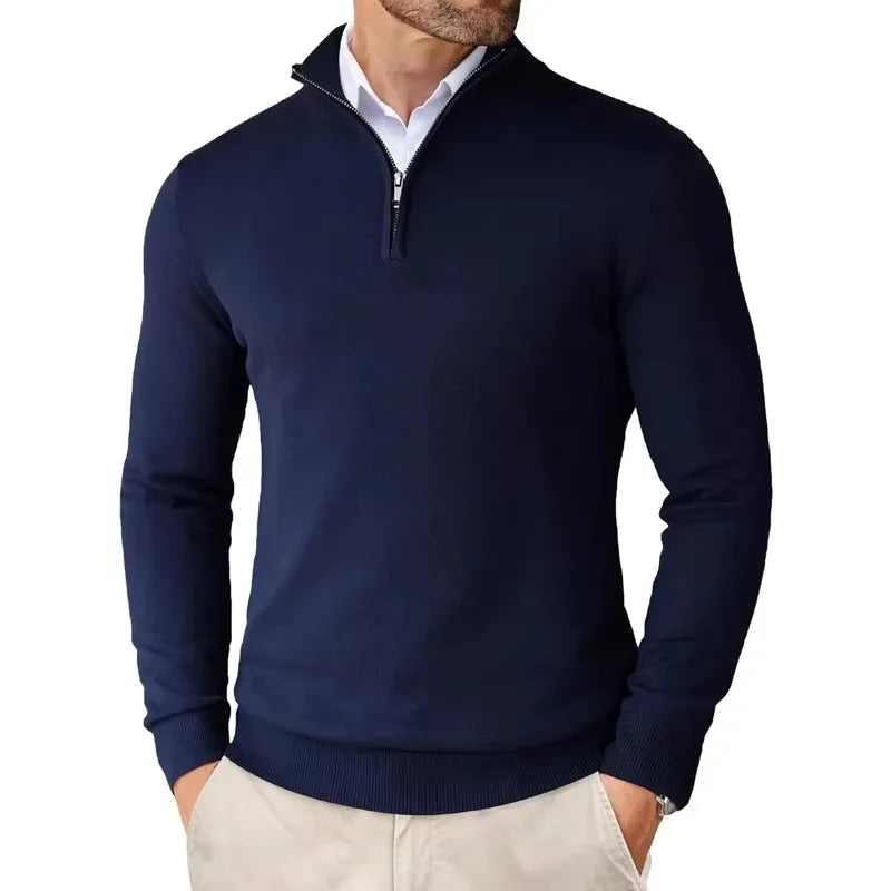 Men's Sweater – Zip Collar – Half-Zip