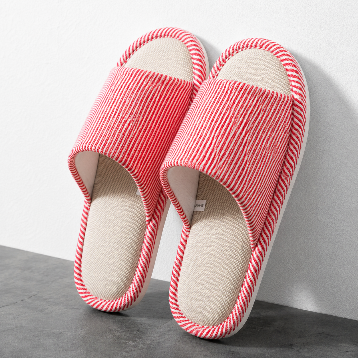 Men's Slippers | Breathable Linen, Slip-On, Open Toe | Spring Summer