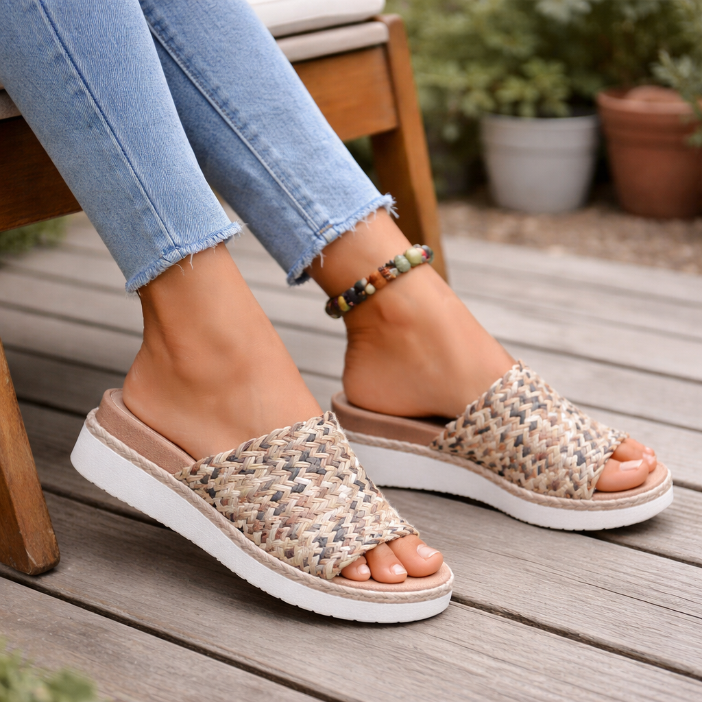 Women's Sandals | Wedge Sole, Woven, Open Toe