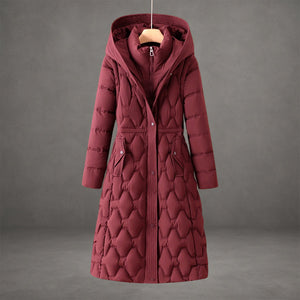 Women's Rain Jacket | Long Waterproof, Lightweight | Hooded