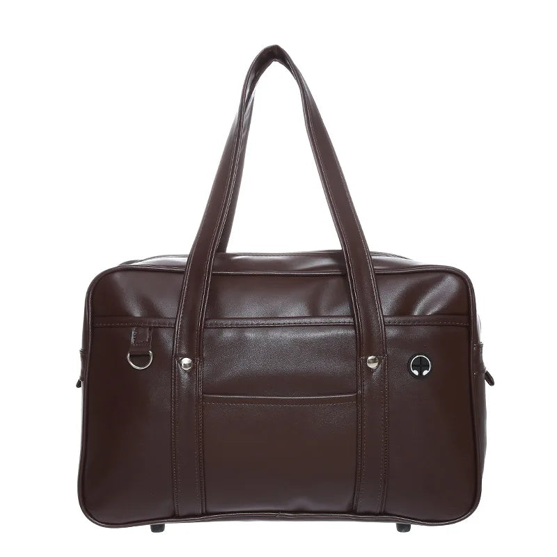 Women's Work Bag | Laptop Compartment, Water-Resistant | Black & Coffee