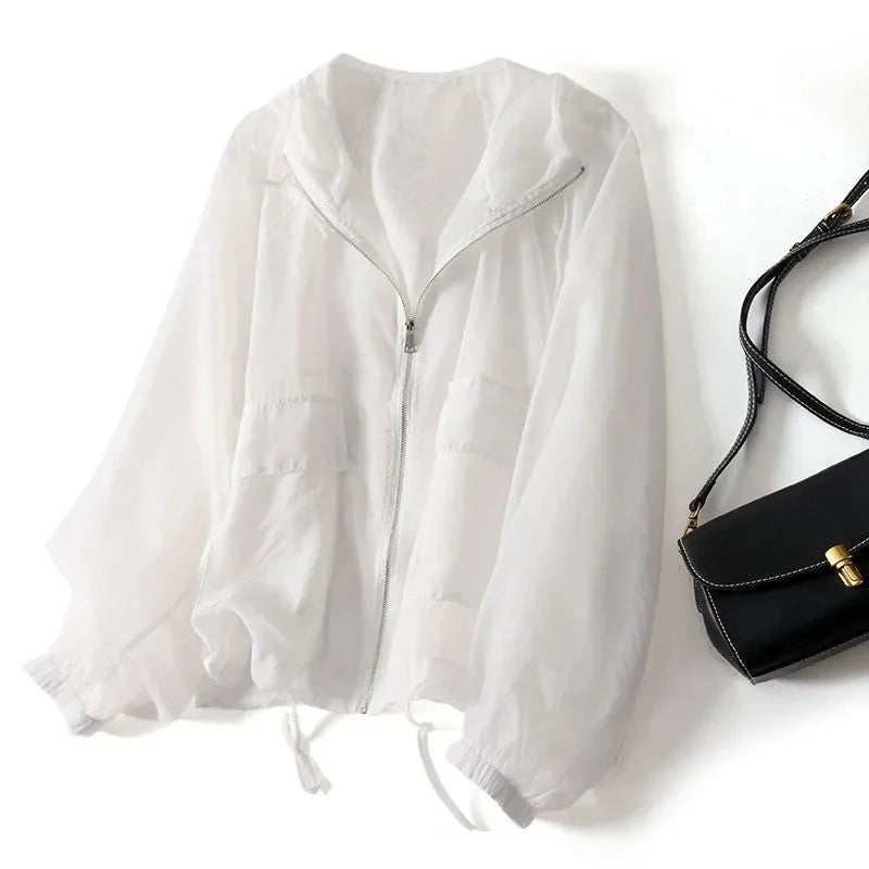 Sun Protection Hoodie | Lightweight Breathable | Women's Summer