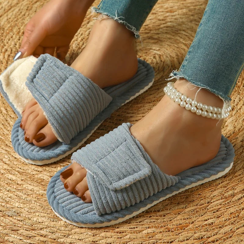 Women's Slippers | Four Season Corduroy, Soft Indoor | Unisex