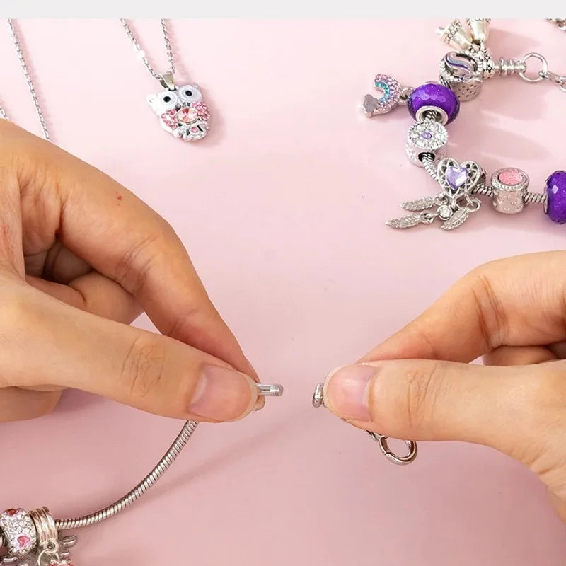 Charm Bracelet Advent Calendar Christmas Jewelry DIY Gift Box 24 Days