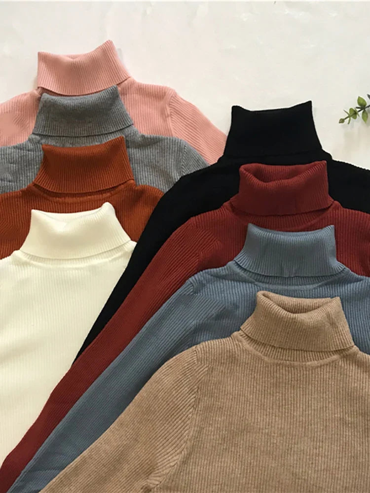 Women's Sweater | Turtleneck, Long Sleeves | Warm Fall Winter