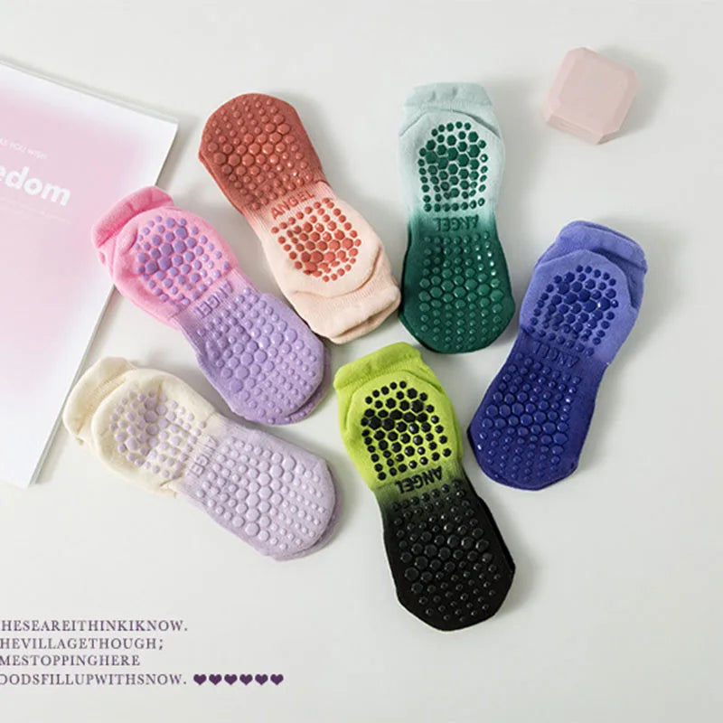 Pilates Yoga Socks | Women's, Non Slip, Cotton | Breathable Comfort