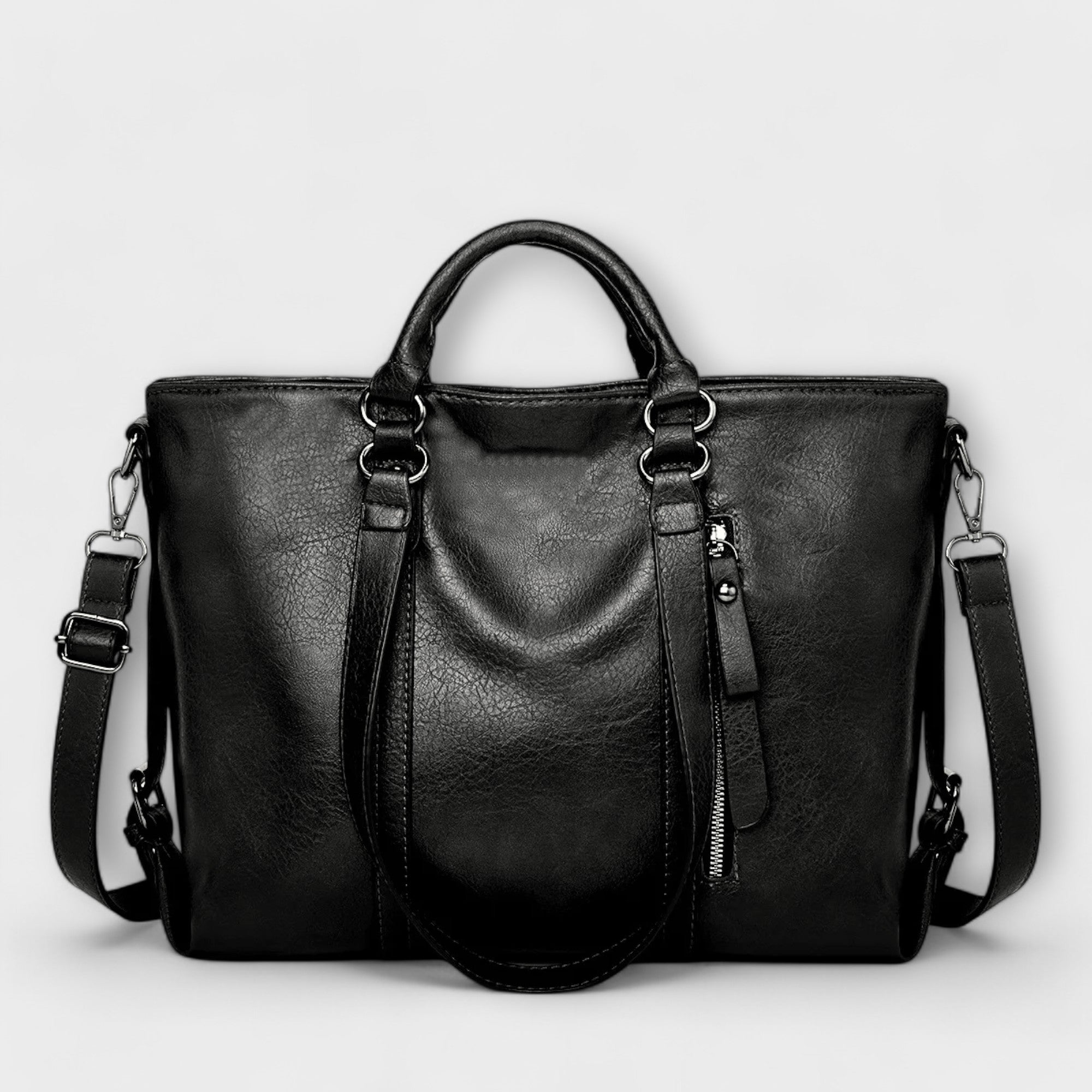 Women's Leather Bag | Large, Spacious Tote | Brown, Black, Blue