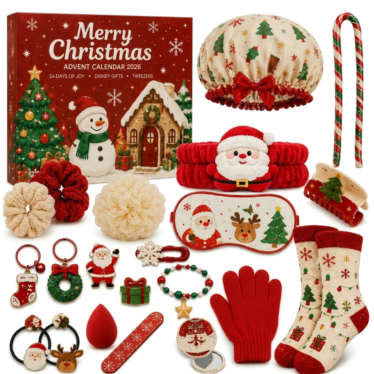 Advent Calendar for Girls 2026 24 Days Jewelry Making Craft Kit Gift