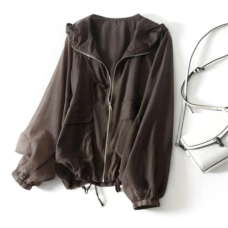 Sun Protection Hoodie | Lightweight Breathable | Women's Summer