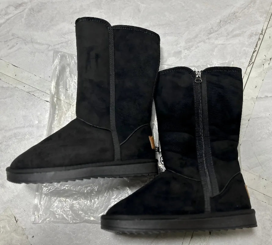 Women's Winter Boots | Waterproof Leather, Fur Lined, Calf High