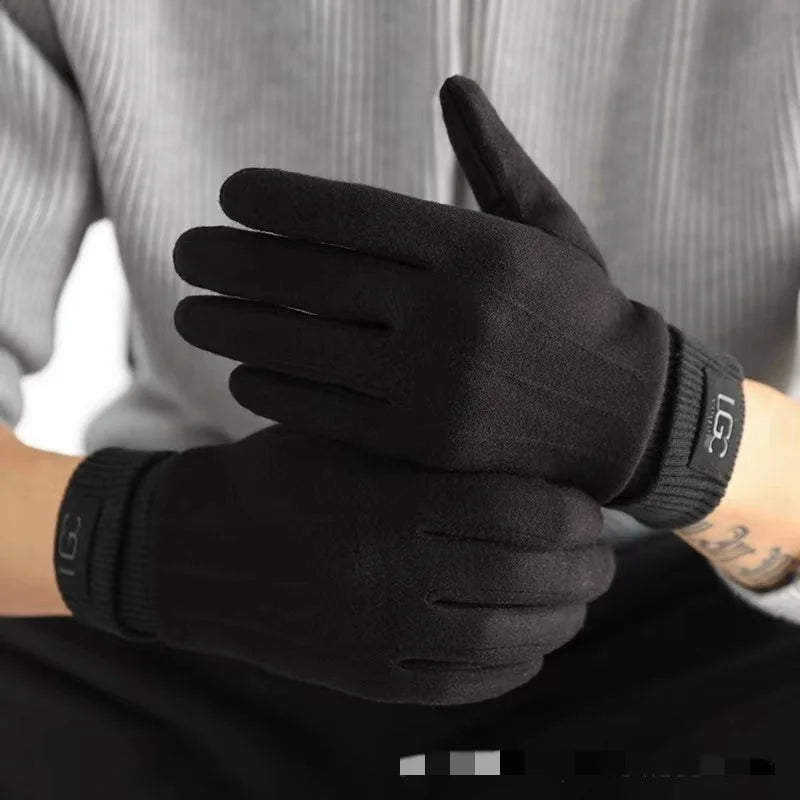 Cashmere Gloves | Unisex Winter Warmth, Full Finger | Touchscreen Compatible
