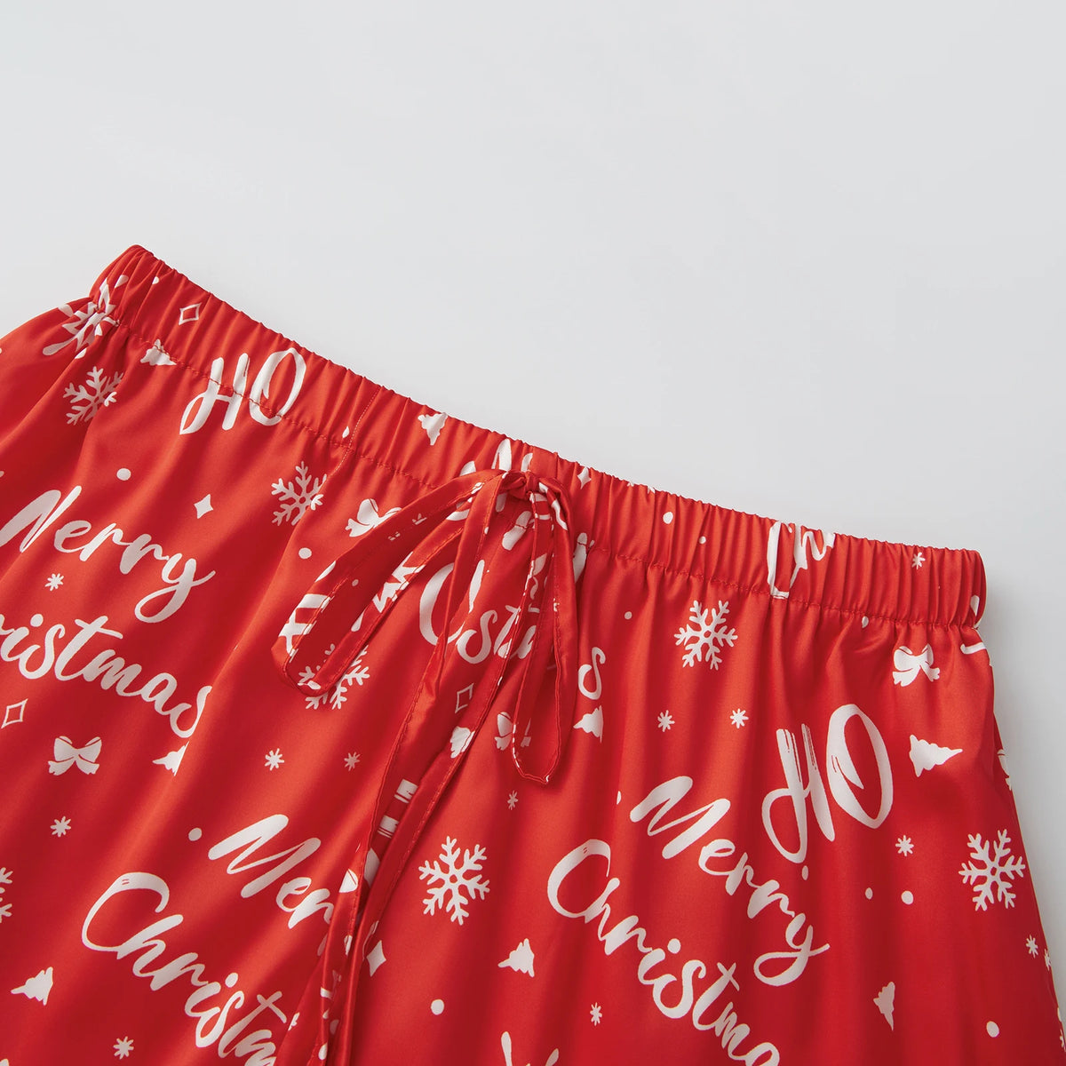 Womens Christmas pyjamas 2 piece set short sleeve shirt and shorts