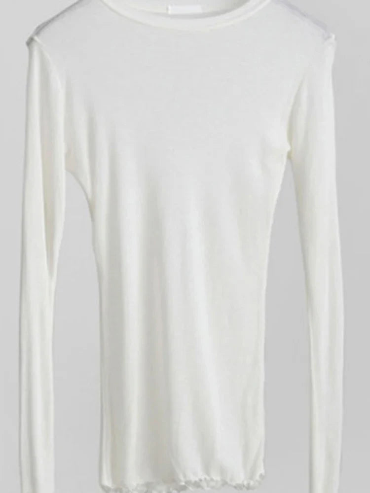 Women's Long Sleeve Shirt | Cotton, Fitted | Black, Grey, White