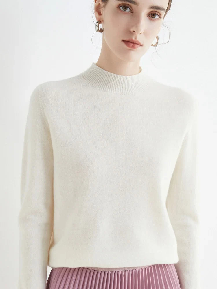 Women's Sweater | Autumn Winter, Silk Collar | Casual Knit