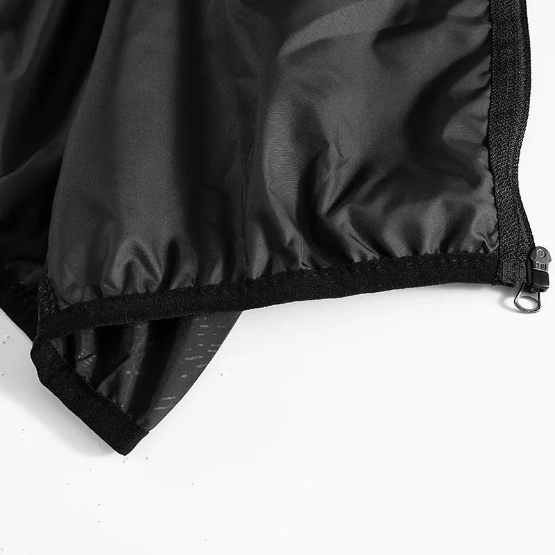Women men lightweight packable waterproof windbreaker rain jacket UPF 50 sun protection