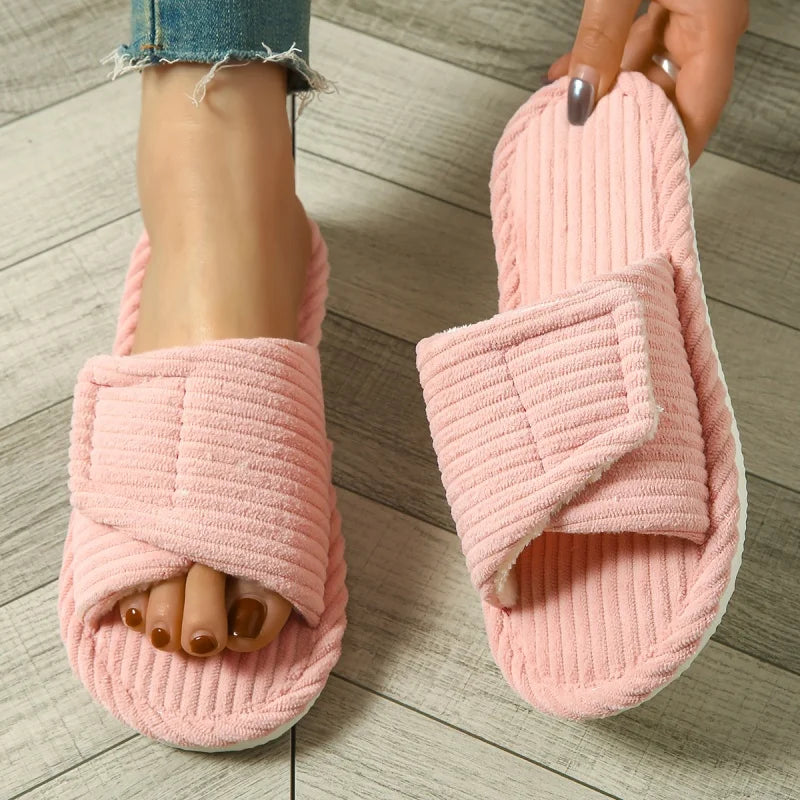 Women's Slippers | Four Season Corduroy, Soft Indoor | Unisex
