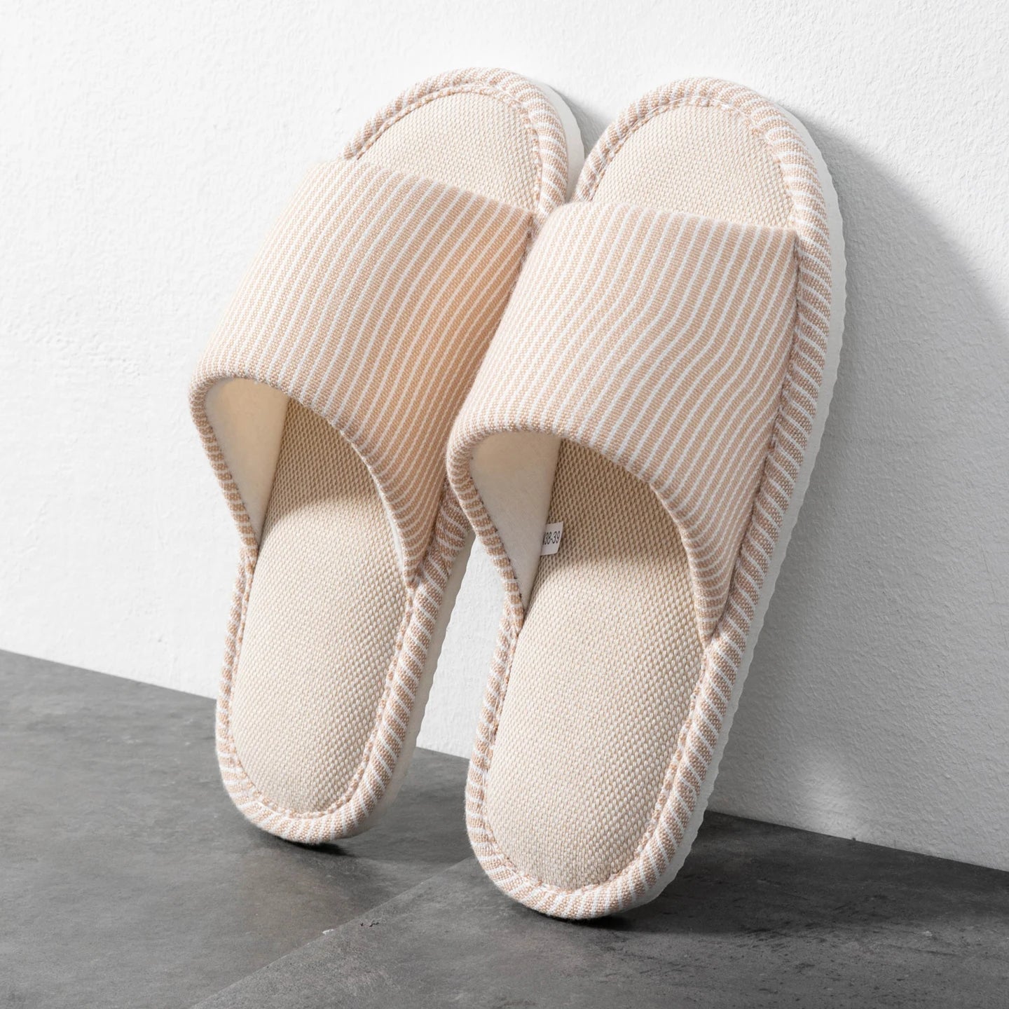 Men's Slippers | Breathable Linen, Slip-On, Open Toe | Spring Summer
