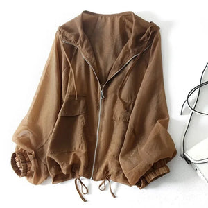 Sun Protection Hoodie | Lightweight Breathable | Women's Summer