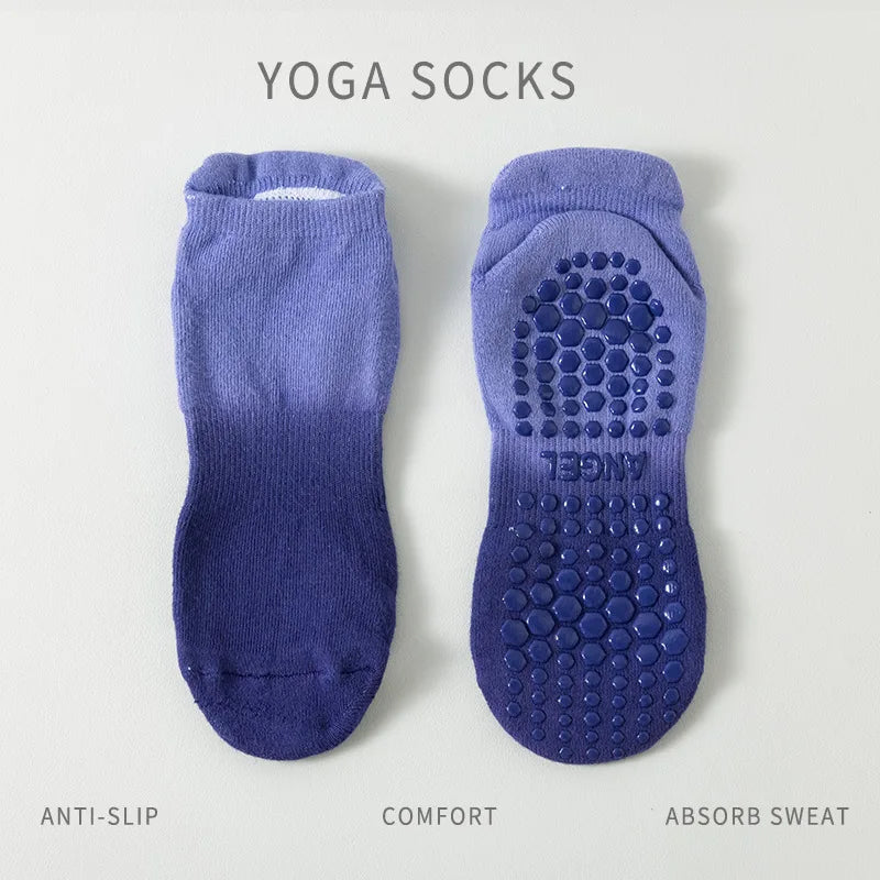 Pilates Yoga Socks | Women's, Non Slip, Cotton | Breathable Comfort