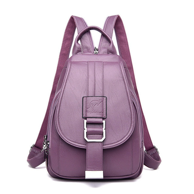 Women's Schoolbag | Waterproof Synthetic, Spacious | 7 Colors