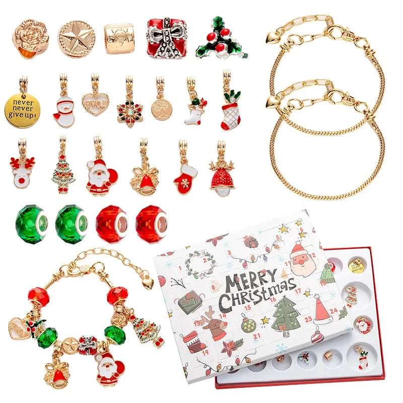 Jewelry Advent Calendar 24 Days Christmas Countdown Womens Set