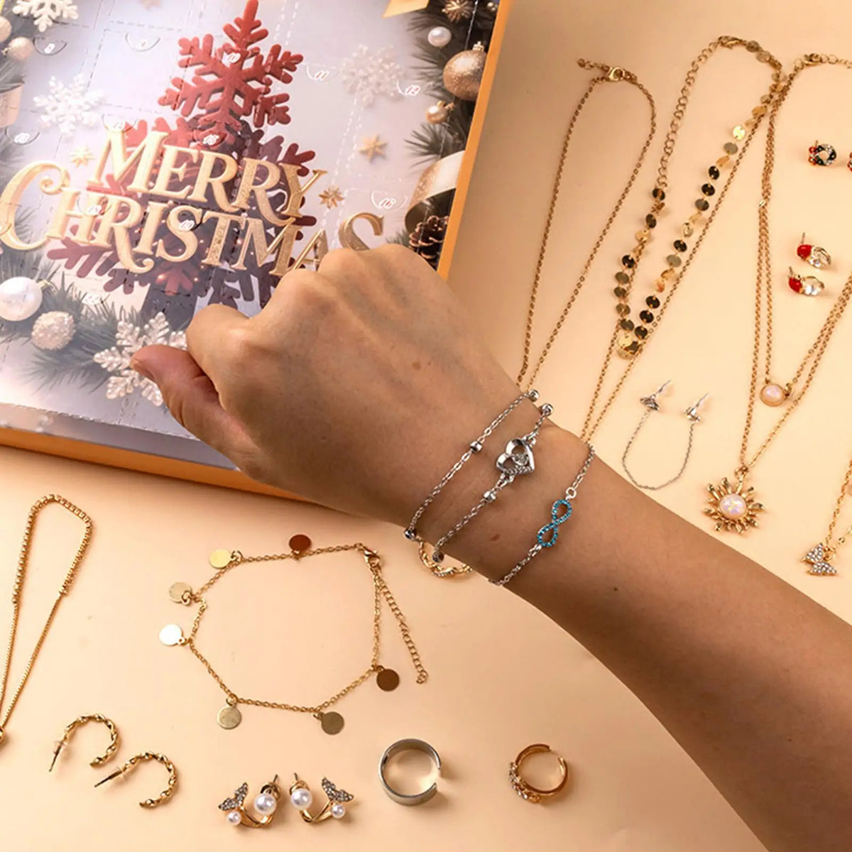Jewellery Advent Calendar Womens 25 Day Jewelry Gift Set