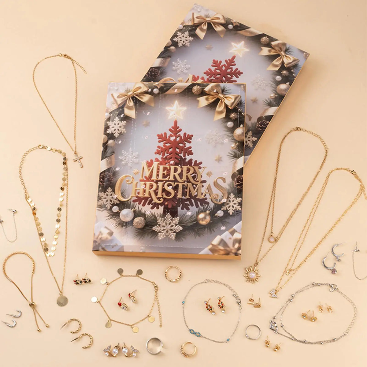 Jewellery Advent Calendar Womens 25 Day Jewelry Gift Set