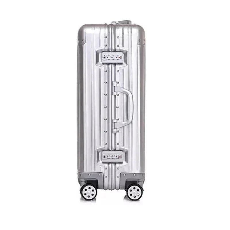 Aluminum-magnesium travel suitcase | Hard shell, TSA lock | 360° wheels