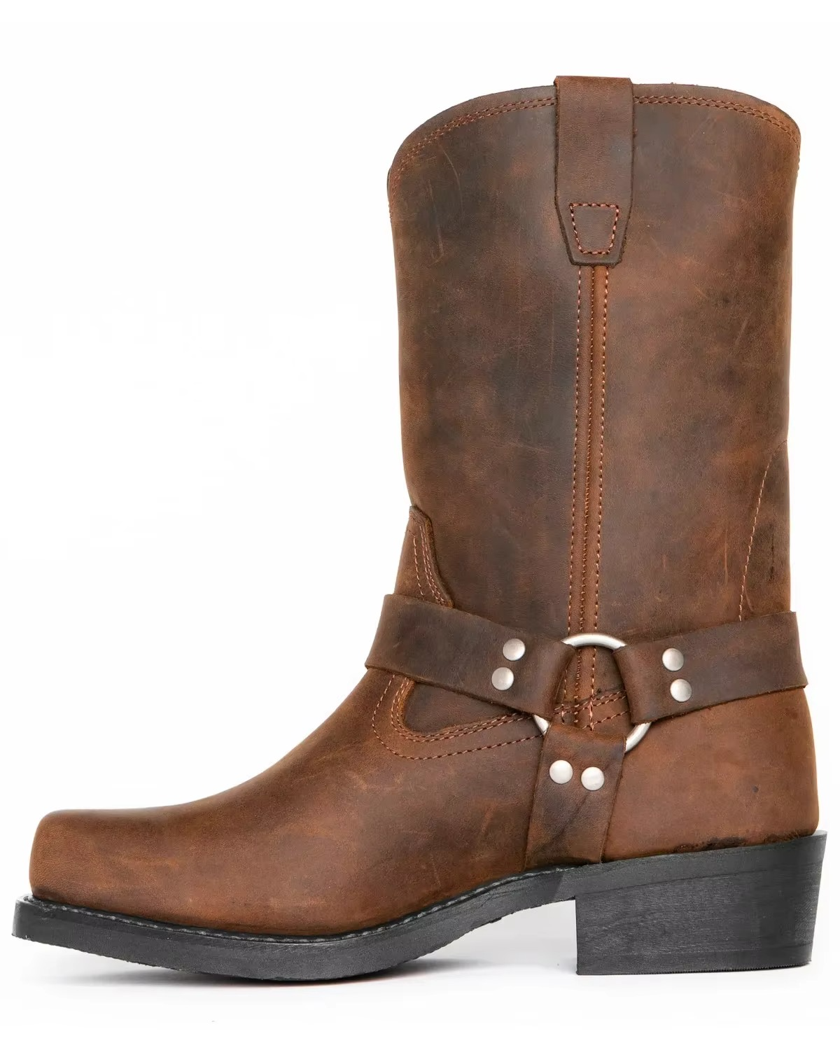 Men's Western Boots | Slip-On, Mid-Calf, PU Leather