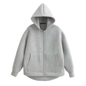 Women's Zip Hoodie | Long Sleeve, Large Pockets