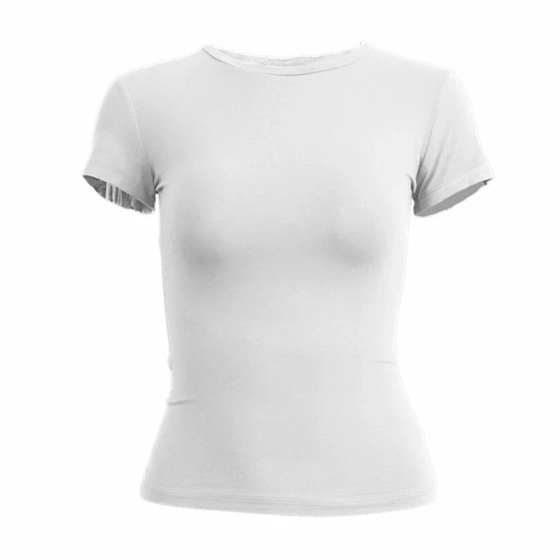 Women's T-Shirt | Short Sleeve, Fitted | Y2K, Mesh