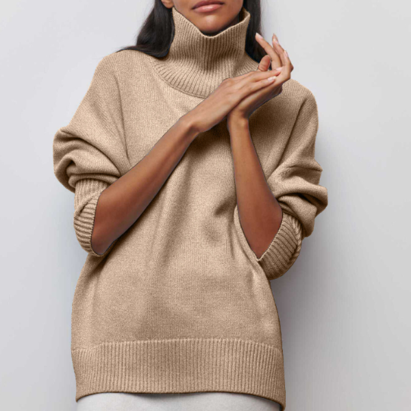 Women Comfortable Jumper High Neck