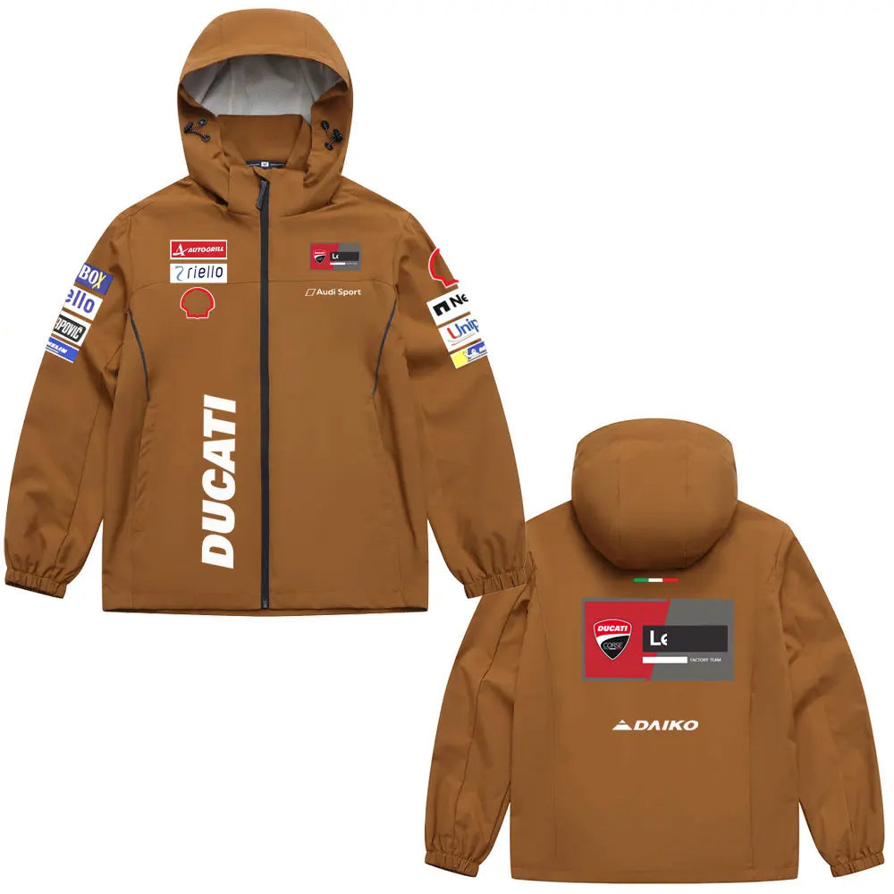 Motorcycle Jacket | Lightweight, Windproof, Rainproof | Unisex Racing Style