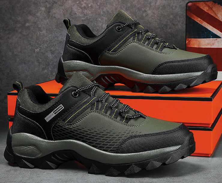 Men's Barefoot Trekking Shoes - Lace-Up - Lightweight - Durable