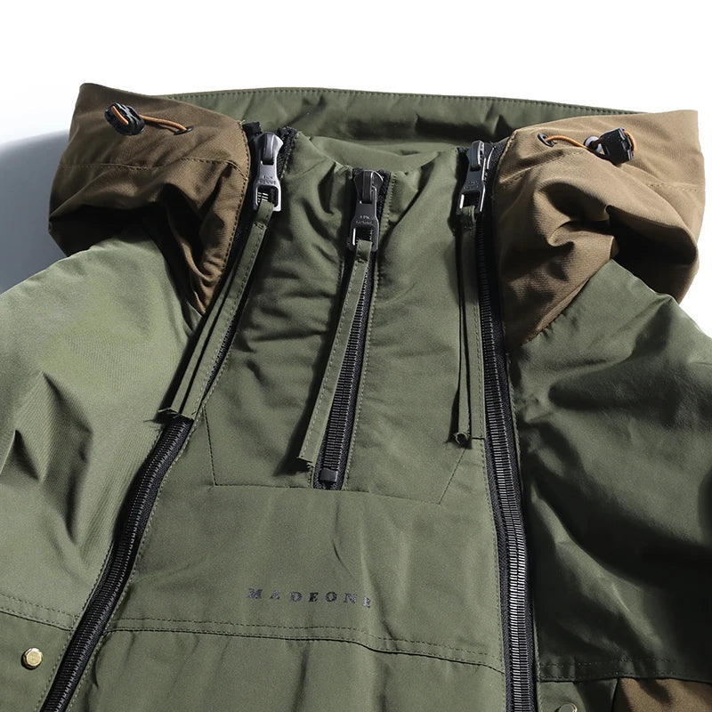 Rain Jacket | Techwear, Water-Resistant, Color Block