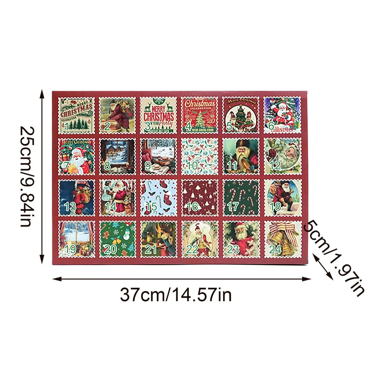 Sock Advent Calendar 24 Days Countdown 12 Pairs Winter Socks Unisex