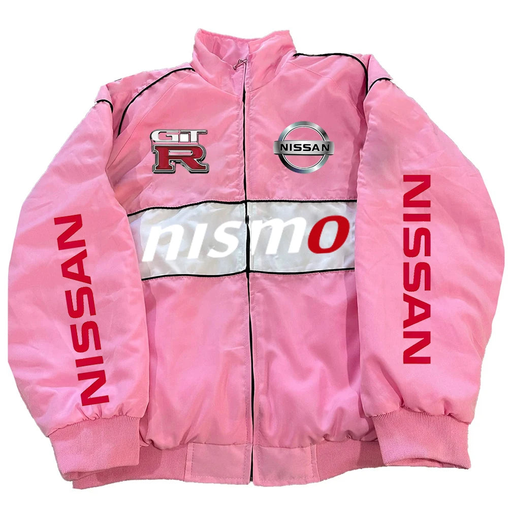 Motorcycle Jacket | Nissan 3D Print, Windproof, Retro American Style