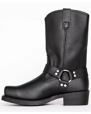 Men's Western Boots | Slip-On, Mid-Calf, PU Leather