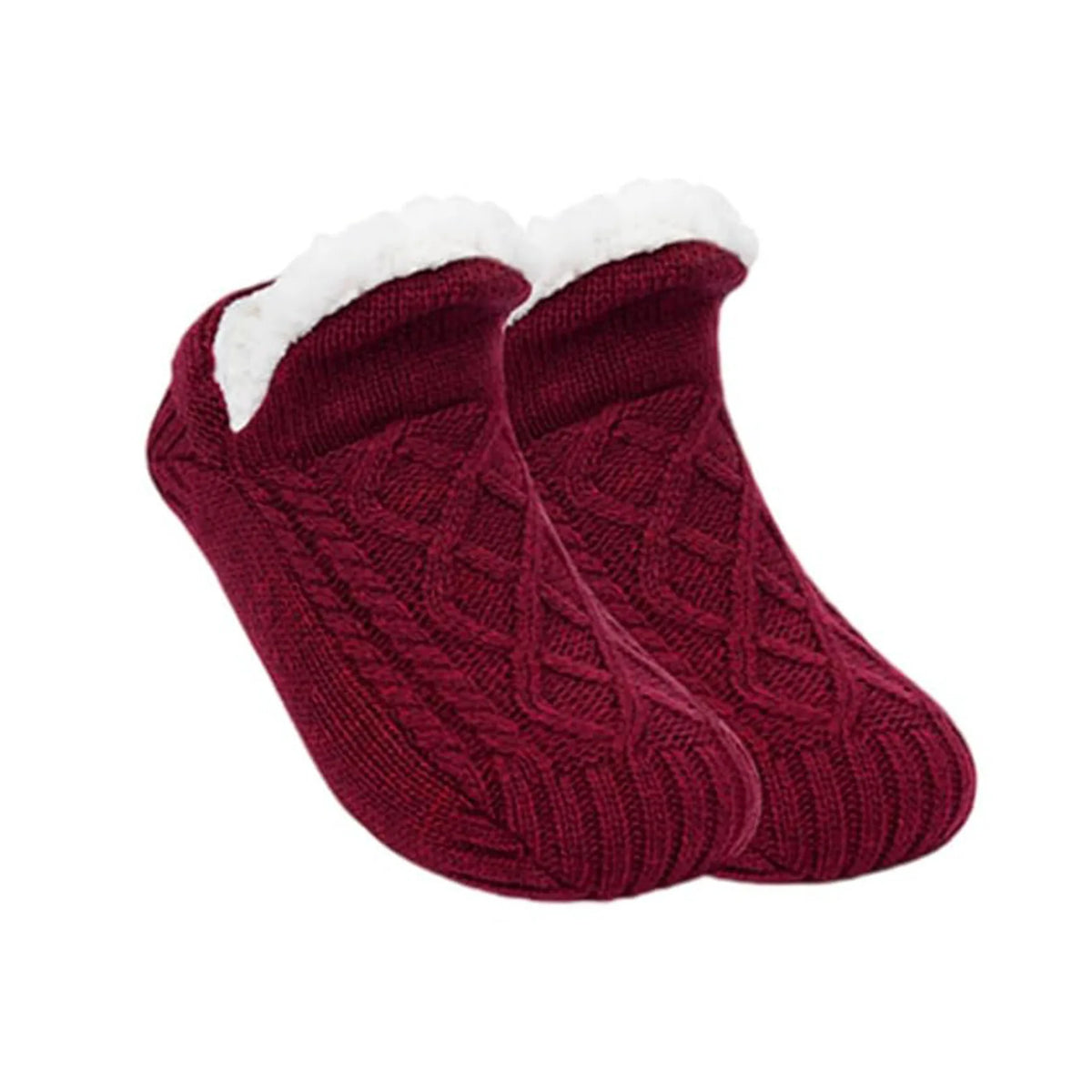 Slipper Socks | Unisex Fleece, Warm Comfort | Non Slip Grip Floor Socks