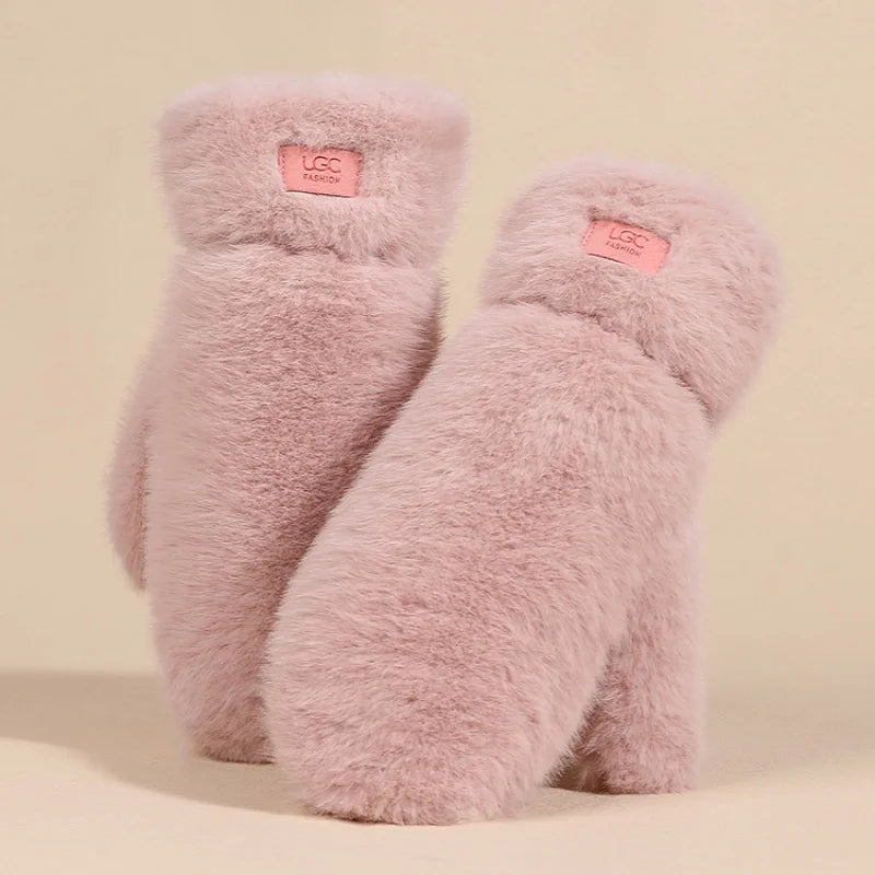 Winter Mittens | Women's Thick, Warm Design | Windproof Cold Weather Protection