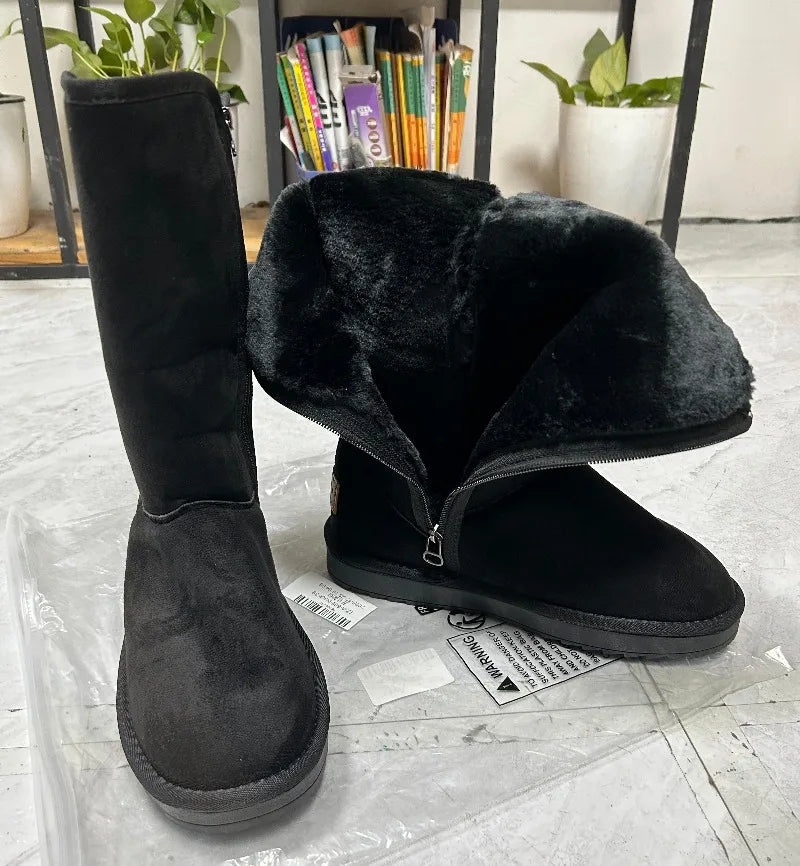 Women's Winter Boots | Waterproof Leather, Fur Lined, Calf High