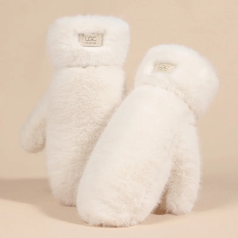 Winter Mittens | Women's Thick, Warm Design | Windproof Cold Weather Protection