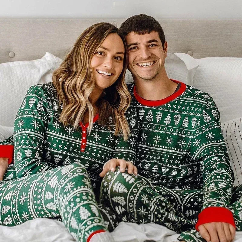 Christmas Pyjamas | Matching Family Sleepwear, 2 Piece Allover Print Set