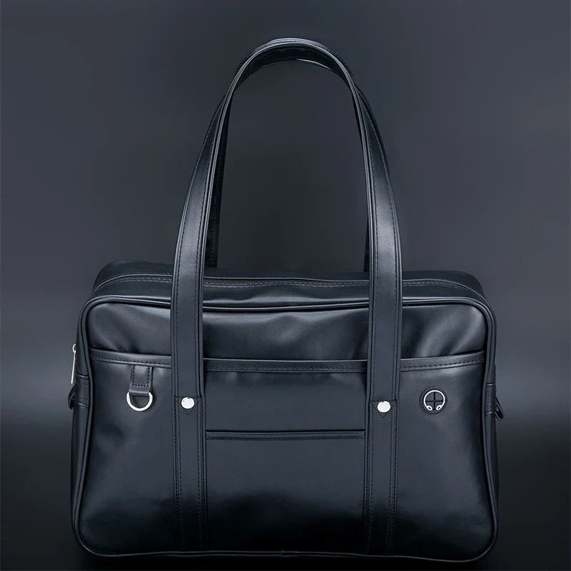 Women's Work Bag | Laptop Compartment, Water-Resistant | Black & Coffee
