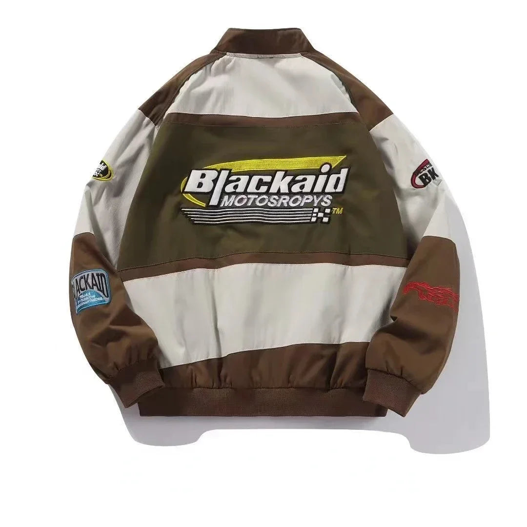 Women's Racing Jacket | Oversized Fit, Unisex Style | Retro Motorsport